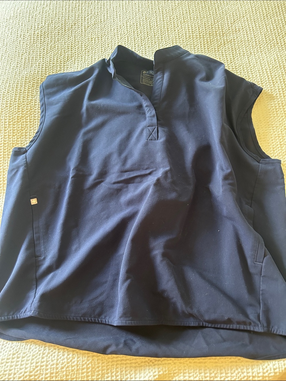 Figs Women's Navy Rafaela Top